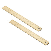 2Stk Haushalts Messing Lineale Vintage Lesezeichen Multifunktions