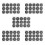 5Pcs Table Marker Spots For Billiard Ball Position Practice 1