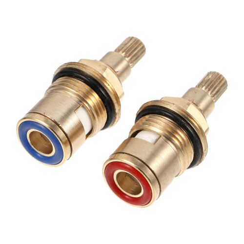 2 kupfer armaturen mit messing und keramikscheibe 1