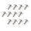 24 Pcs Replacement Jeans Buttons Adjustable Removable Metal 3