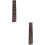 2Pcs 21 Inch Concert Ukulele Fingerboard Rosewood Replacement 6