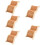 5Pièces Échelle En Bois Hamster Durable Grimpeur Light Brown 11