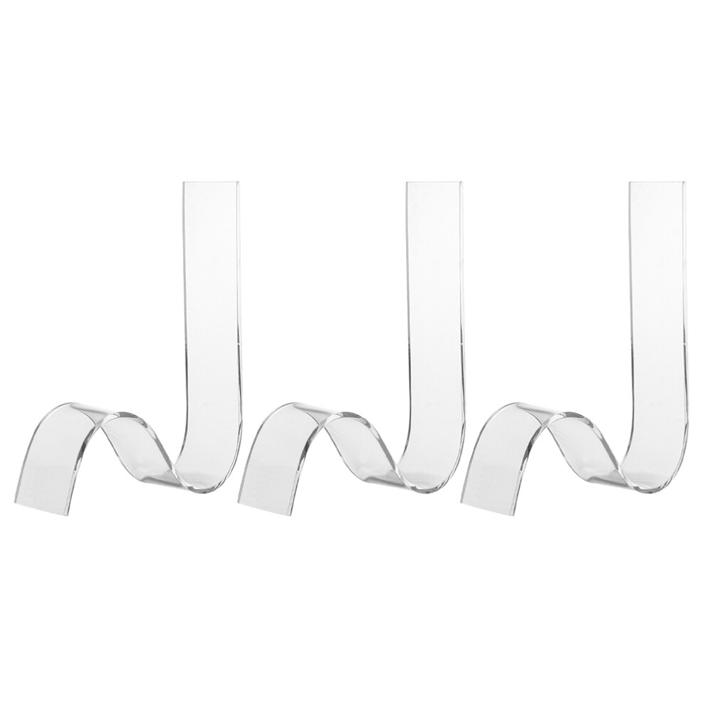 6 Pcs S Shaped Acrylic Shoe Display Stands Sandal Storage Racks-image-OPC-PKXSF2V-NEW