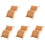 5Pièces Échelle En Bois Hamster Durable Grimpeur Light Brown 2