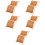 5Pièces Échelle En Bois Hamster Durable Grimpeur Light Brown 7