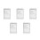 5Pcs Multi-Page Flip Acrylic Sign Holder For Restaurant Menu Display 7