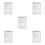 5Pcs Multi-Page Flip Acrylic Sign Holder For Restaurant Menu Display 8