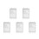 5Pcs Multi-Page Flip Acrylic Sign Holder For Restaurant Menu Display 10