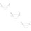 3Pcs Clog Chain Shoe Decoration Alloy Boot Sneaker Charm 11