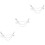3Pcs Clog Chain Shoe Decoration Alloy Boot Sneaker Charm 7