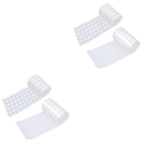 900 Pairs Self Adhesive Round Dots Hook And Loop Sticky Tape 2