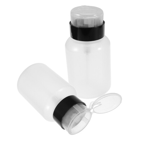 8 Pcs Refillable 150ml Nail Polish Remover Pump Bottle Dispenser 2