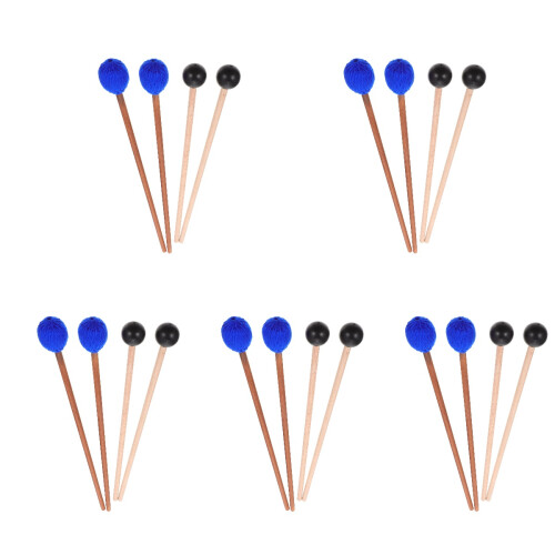 5 Sets Practical Marimba And Xylophone Mallets Percussion Sticks 1