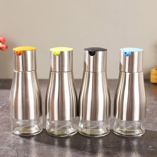 ölspender soßendosierer essigflasche küchenzubehör grün 2