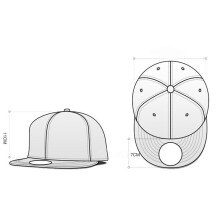 unisex baseball cap pu- , verstellbar, snapback