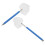 8Pcs Durable Blue Stainless Steel Fish Tank Net Extendable Handle 3