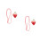 2 Sets Strawberry Ocarina 6-Hole Wind Instrument For Beginners 8