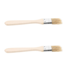 2Stk Basting Brush Holz, Vielseitig Für Barbecue Und Backen Beige