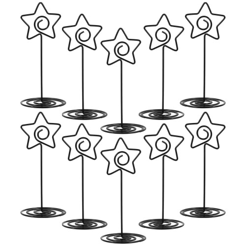 40 Pcs Table Number Clips Name Cards Picture Holders Menu Stands 2