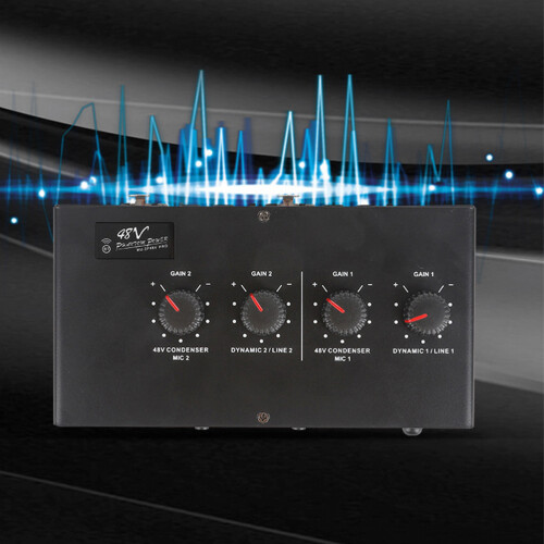 Microphone Preamp With For Dynamic And Condenser Mics 2