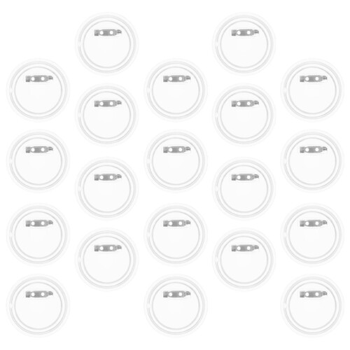 40 Pcs Diy Photo Buttons Empty Acrylic Badge Pin Making Materials 2
