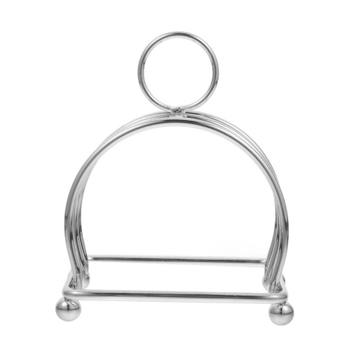 2Pcs Stainless Steel Toast Holder Rack Multi-Functional Bread Stand 2