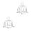 2Pcs Stainless Steel Toast Holder Rack Multi-Functional Bread Stand 6