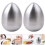 2 -Gewürzbehälter in Ei-Form für die (Silber) 4