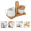 3 Sets Ceramic Sugar Jug Milk Pot With Tray And Spoon 11