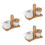 3 Sets Ceramic Sugar Jug Milk Pot With Tray And Spoon 7