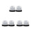 6 Pcs Clear Horizontal Sublimation Photo Snow Globe Kit 5