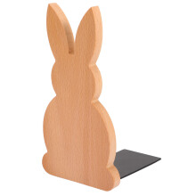 Holz Buchstützen Hase Design Schreibtisch Bücherstopp Khaki