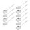 2 Sets Stainless Steel Perforated Serving Spoons For Buffets Parties 1