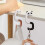 4Pcs Bendable Foldable Panda Hook Keychain Bag Holder For Home Office 10