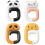 4Pcs Bendable Foldable Panda Hook Keychain Bag Holder For Home Office 2