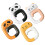 4Pcs Bendable Foldable Panda Hook Keychain Bag Holder For Home Office 1