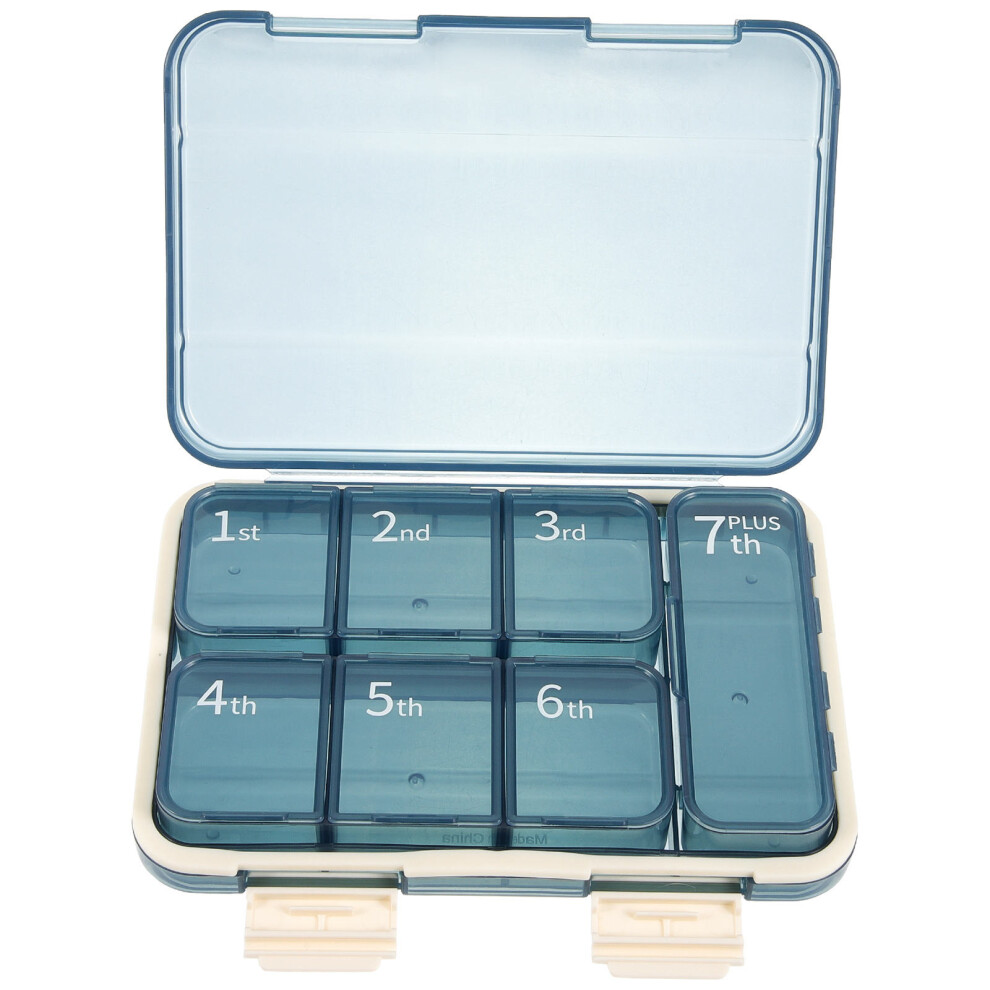 Artibetter 4Pcs Mini Weekly Pill Box Portable Medication Organizer