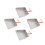 4Pcs Mini Heavy Duty Iron Dustpan With Handle For Kitchen Workshop 9