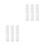6 Pcs USB Flash Drive Shell Plum Blossom Protective Case 6