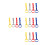 16 Pcs Adjustable Toddler Pull Up Rings For Walking Training 9