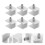 12 Pcs Household Limiting Lock For Sliding Windows Clamp Resistant 10