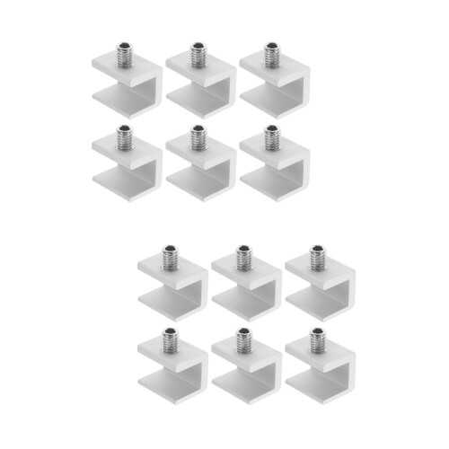 12 Pcs Household Limiting Lock For Sliding Windows Clamp Resistant 2