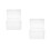2Pcs Transparent CD DVD Storage Box Clear Disc Holder Organizer 5