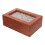 3Pcs Transparent Window Storage Box Wooden Desktop Organizer 3