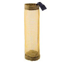 (Yellow) Wall Mounted Grocery Bag Organizer Reusable Plastic Holder Yellow