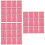 150 Pcs Bubble Storage Bag Shockproof Pouch Pink 15X11Cm 8