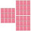 150 Pcs Bubble Storage Bag Shockproof Pouch Pink 15X11Cm 7