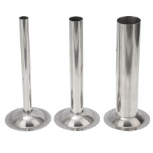 9 Pcs Stainless Steel Sausage Stuffer Tubes For Meat Grinder Size 8