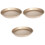 3Pcs Kitchen Baking Trays Environmental Safe for Home Baking 3