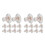 20 Pcs Clear Silicone Earring Backs Reusable Studs For Women Men 5
